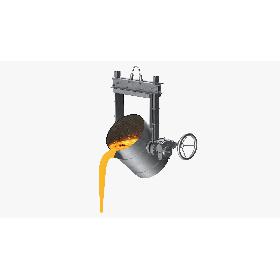 3D Molten Metal Pouring from Foundry Ladle model